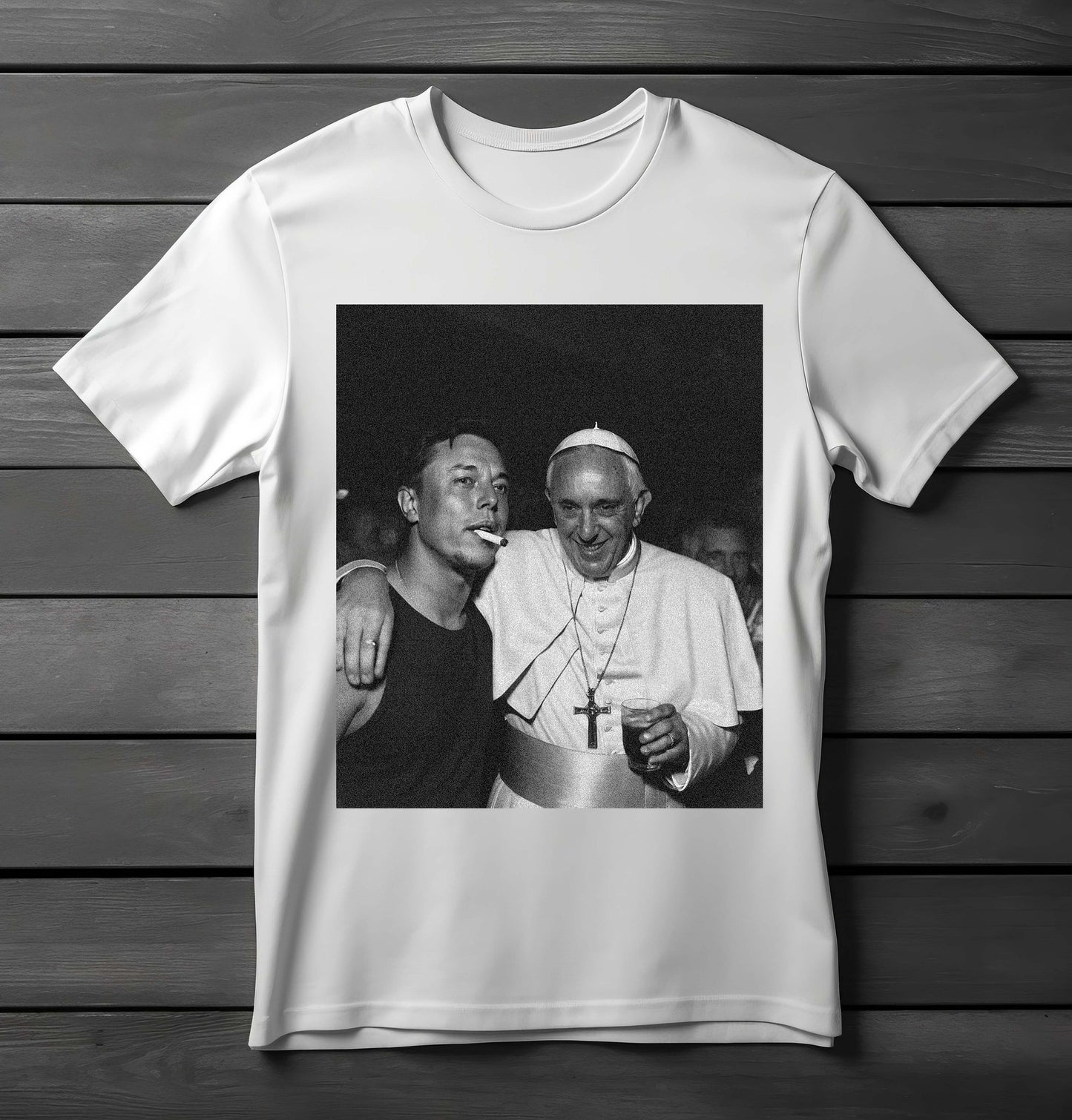 ELON AND POPE T-shirt